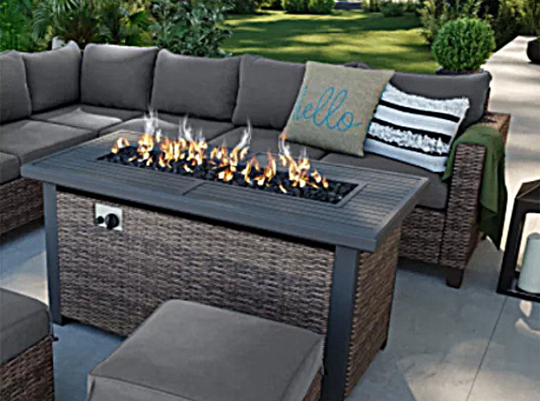 Better Homes & Gardens 50 Inch Gas Burning Fire Pit Table