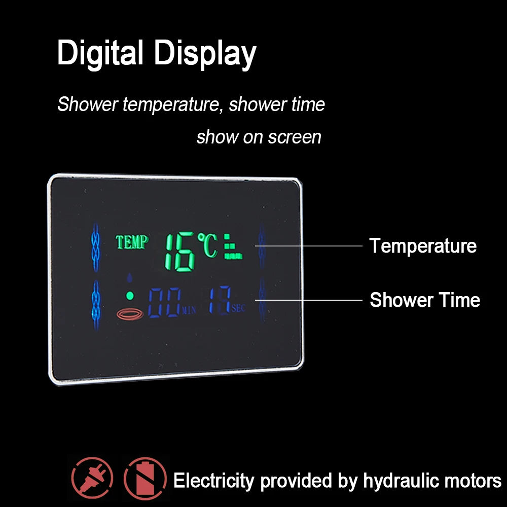 LED Lighted Bathroom Shower Panel Systems Supplier 4M