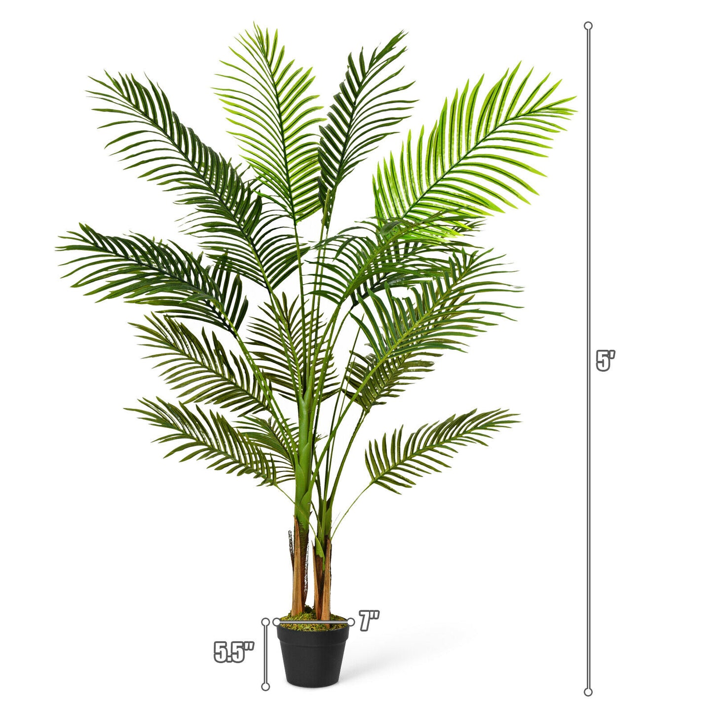 5Ft Artificial Phoenix Palm Tree