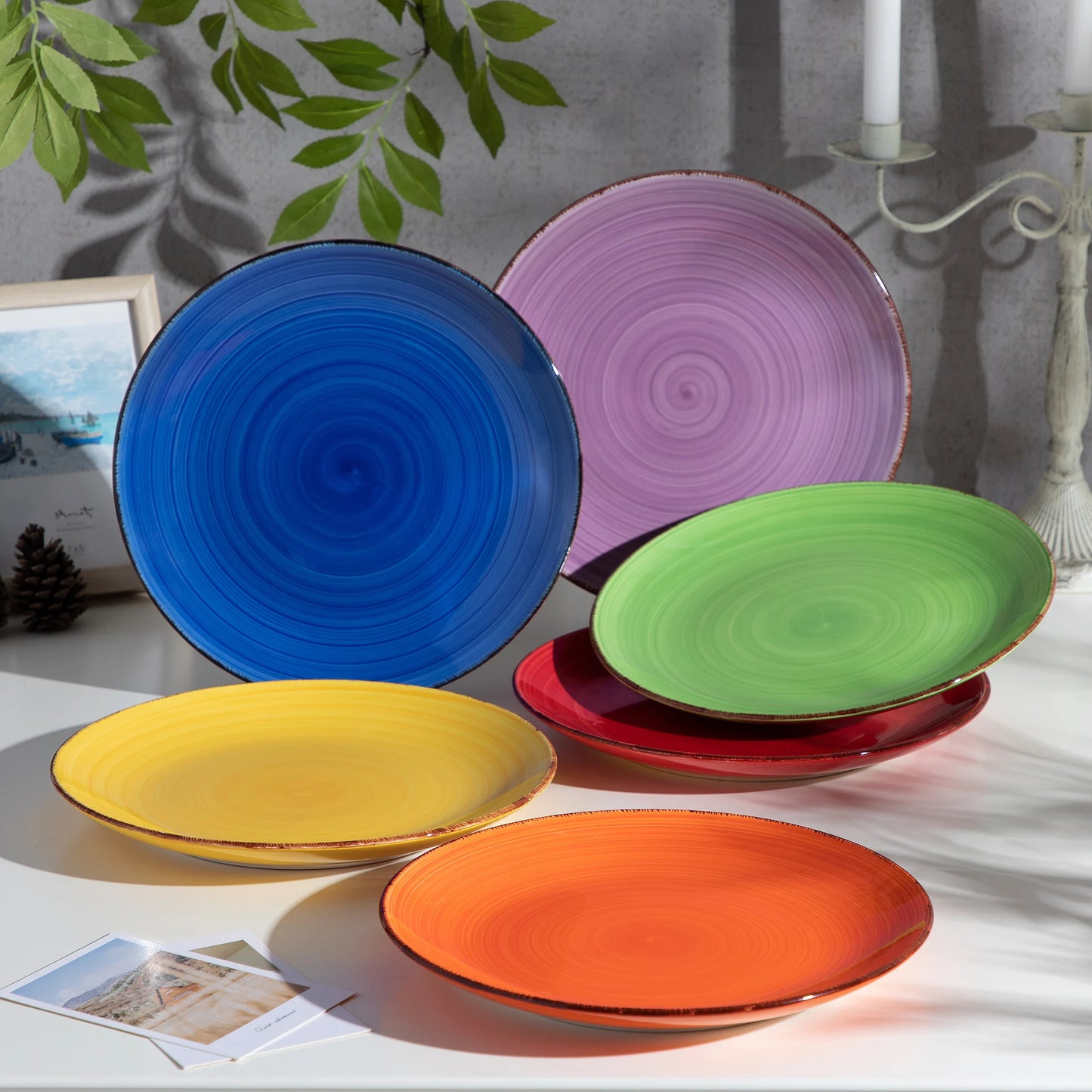 Vancasso Bonita Multicolor Dinner Plate Set 10.5 inch