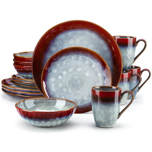 Vancasso Starry Dinnerware Sets in Various Set Sizes and Gradient Colors