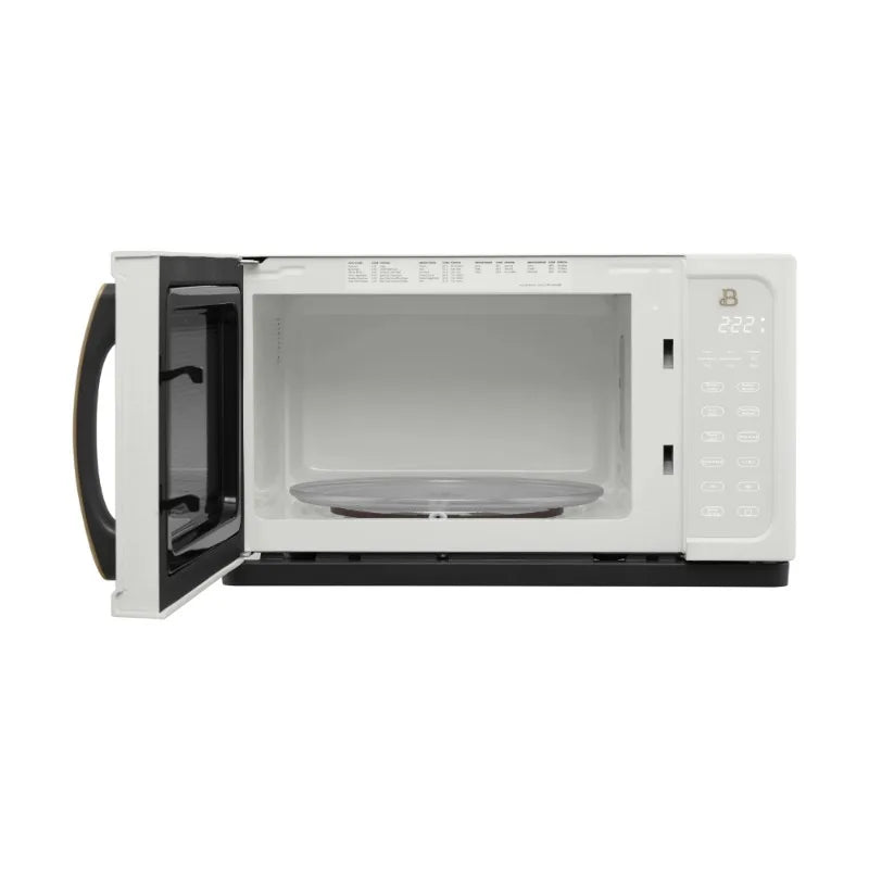 1.1 Cu ft 1000 Watt, Sensor Microwave Oven, White Icing by Drew Barrymore  microwave ovens