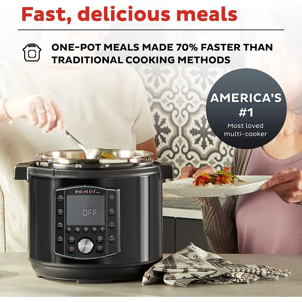 8 QT 10-in-1 Pressure Cooker and More