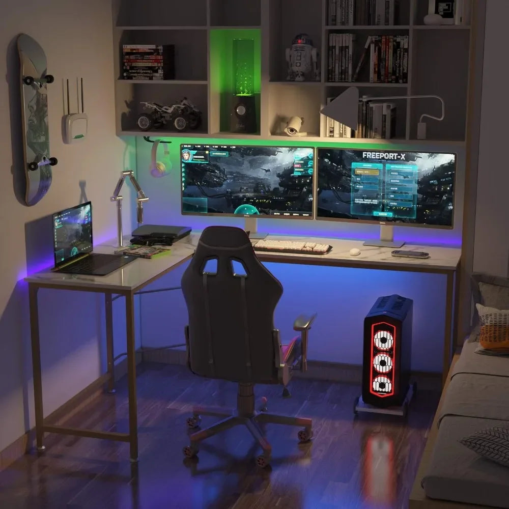 L Shaped Computer Gaming Desk