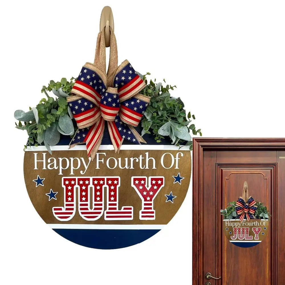 4th Of July Door Signs with 3 Designs to Choose From