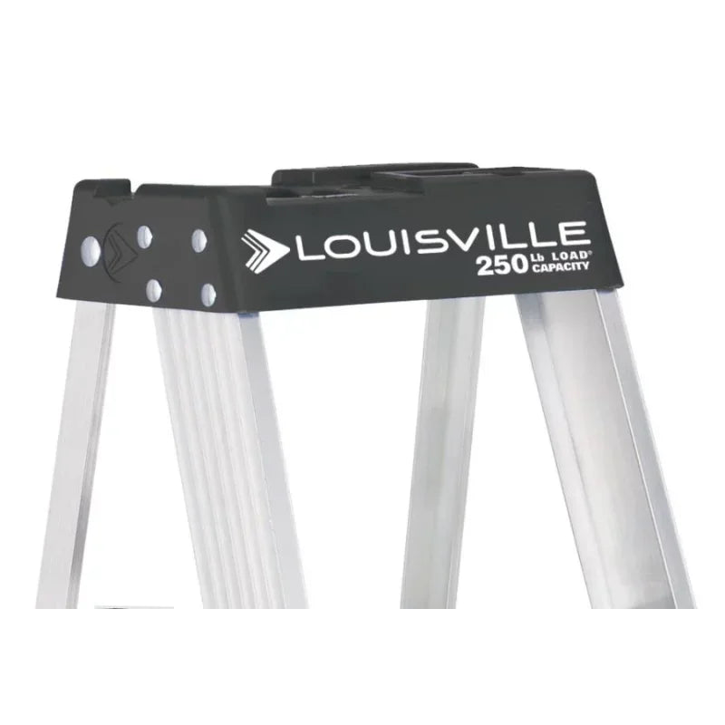 Louisville Step Ladder 4' Aluminum, 250-lb Capacity