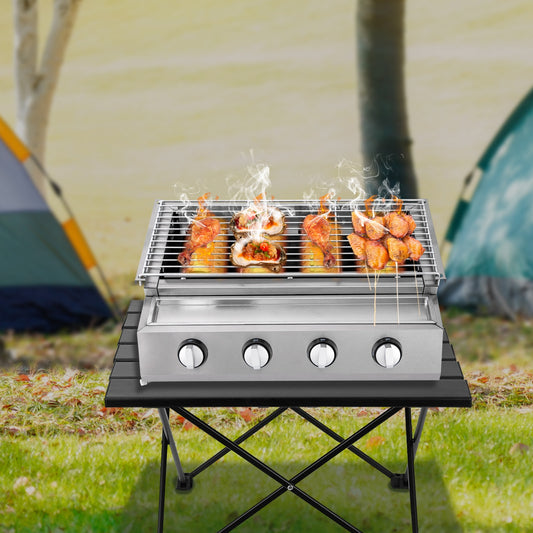 Stainless Steel Propane Gas BBQ Grill