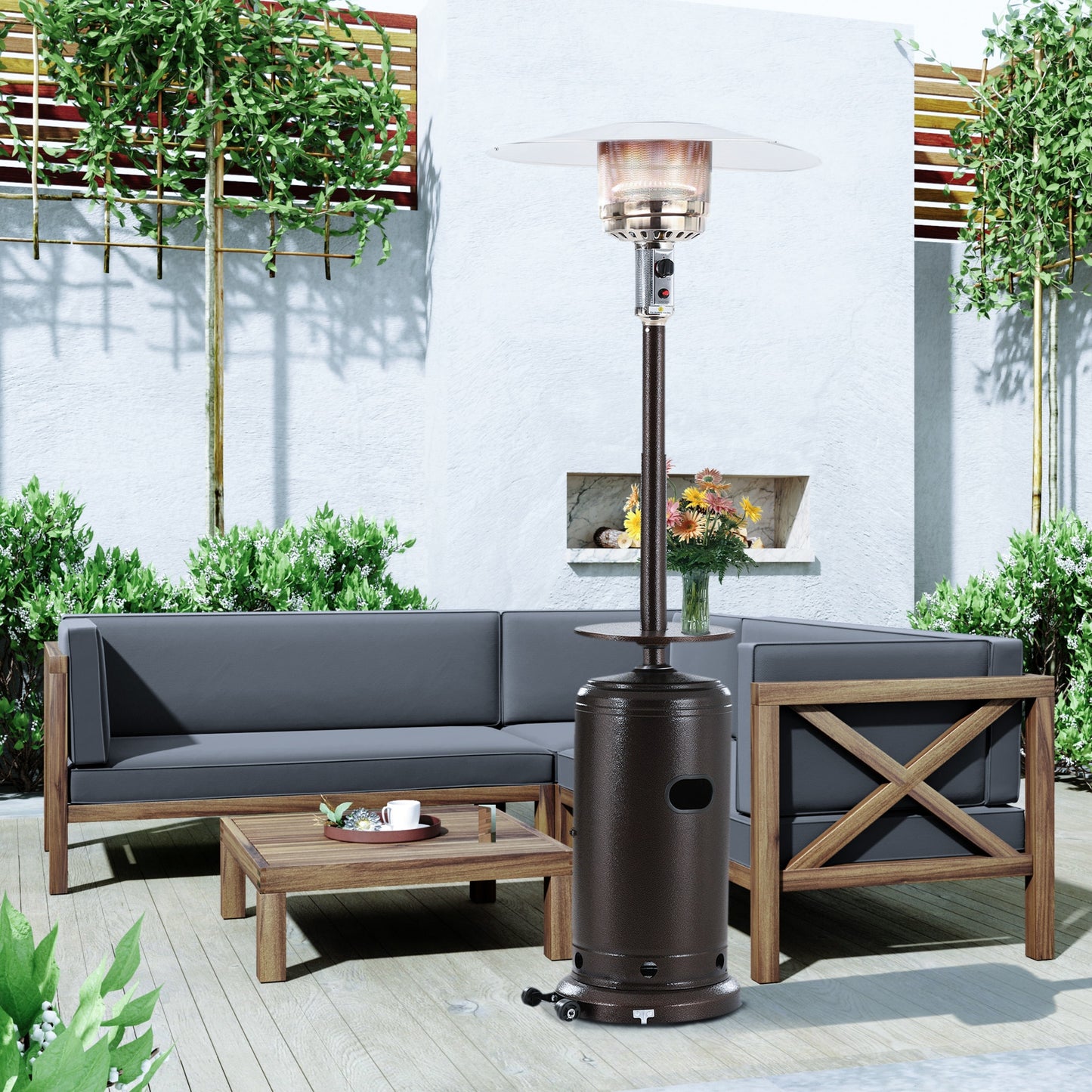 Outdoor Patio Propane Heater 87 Inches Tall