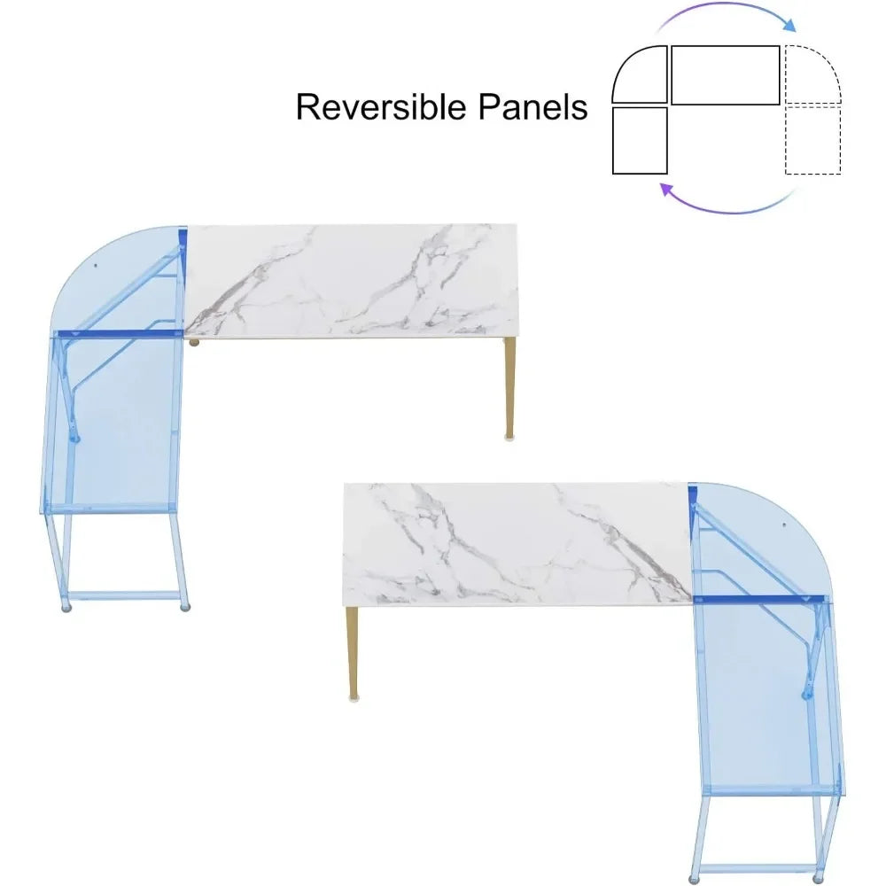 L Shaped Computer Gaming Desk