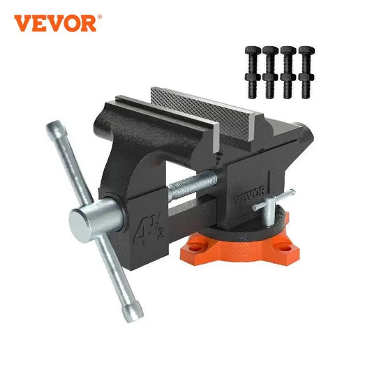 VEVOR 4, 6 and 6.5 Inch Bench Vise with Swivel Base and Anvil