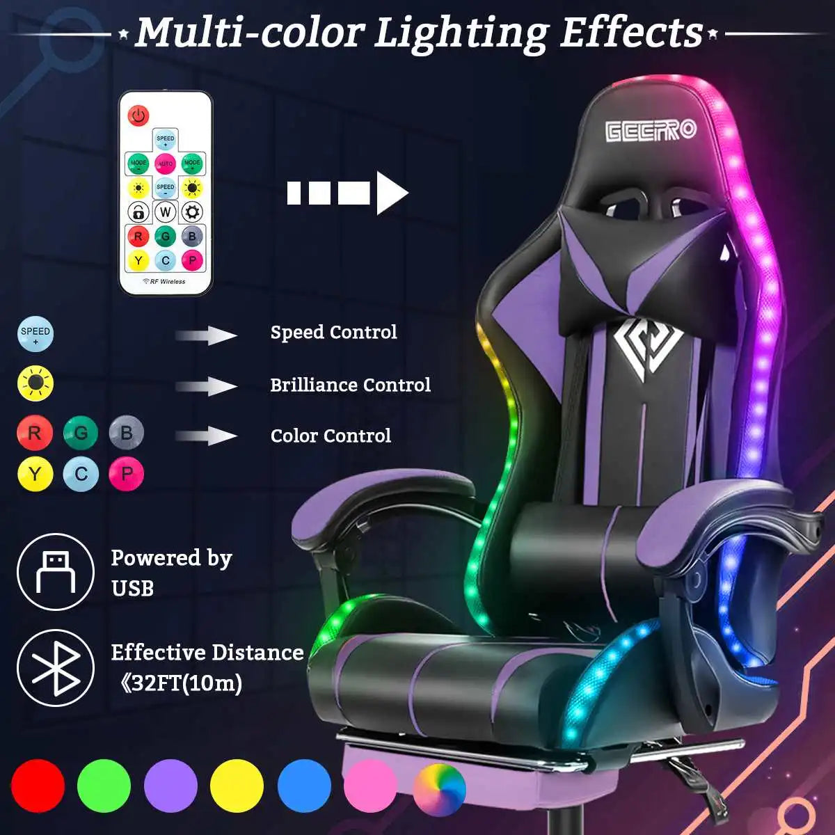 High Quality RGB Gaming Chair