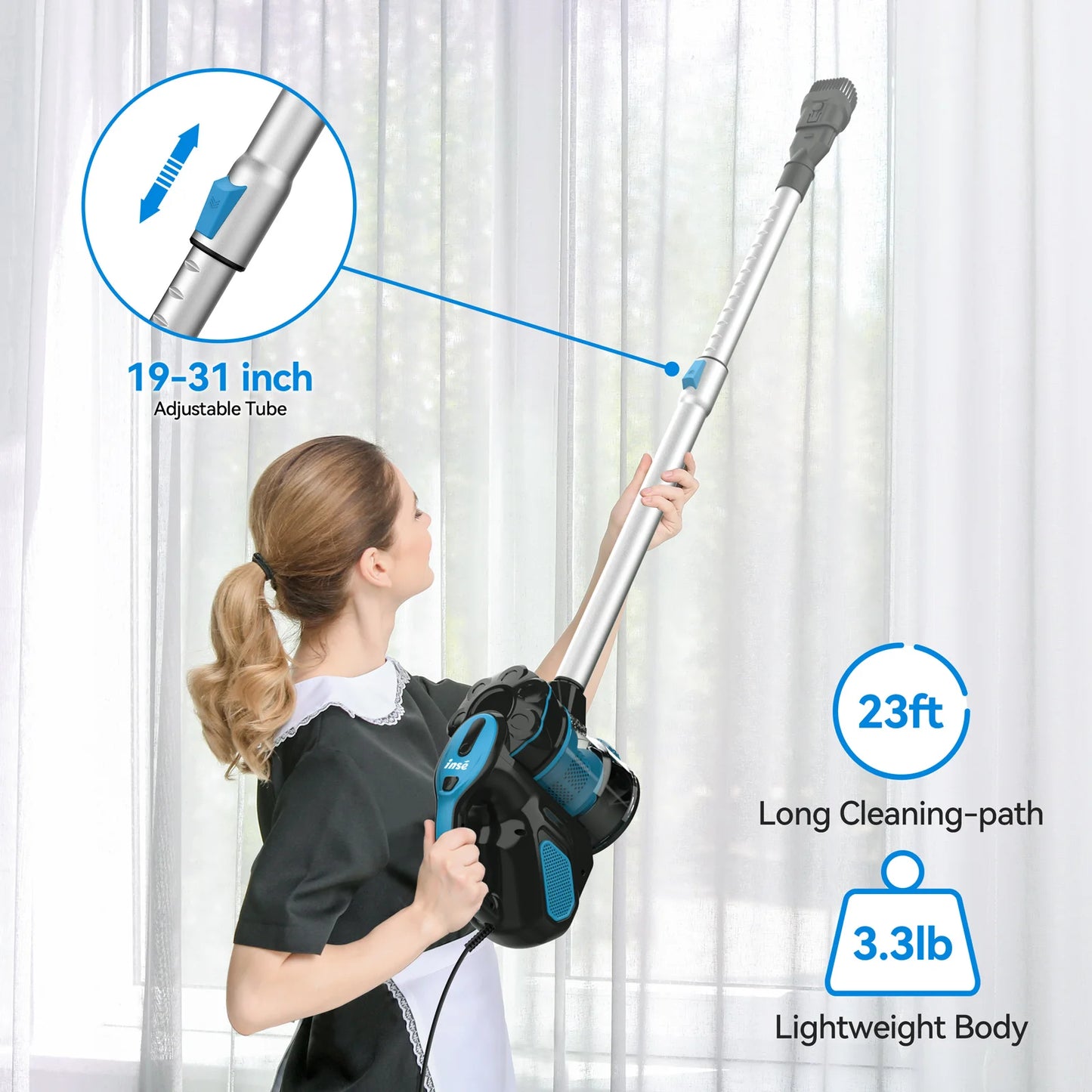 INSE I5 Powerful Handheld Corded Vacuum Cleaner